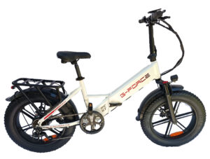 La G-FORCE RC ST tiene una potente batería de 48V de 15 Ah que proporciona un 30 % más de energía que las bicicletas eléctricas comparables, se maneja fácilmente en calles de la ciudad y terrenos accidentados, gracias a su doble suspensión y 75 Nm de torque.